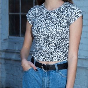 NWT blue leopard ashlyn